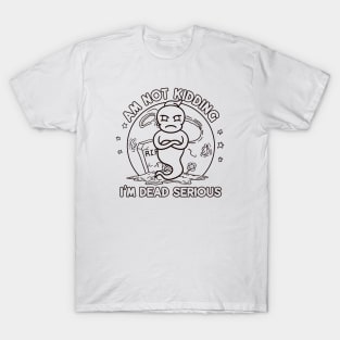 Serious ghost (Lineal) T-Shirt